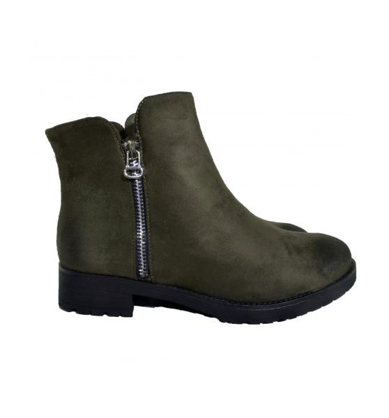 military suede boots