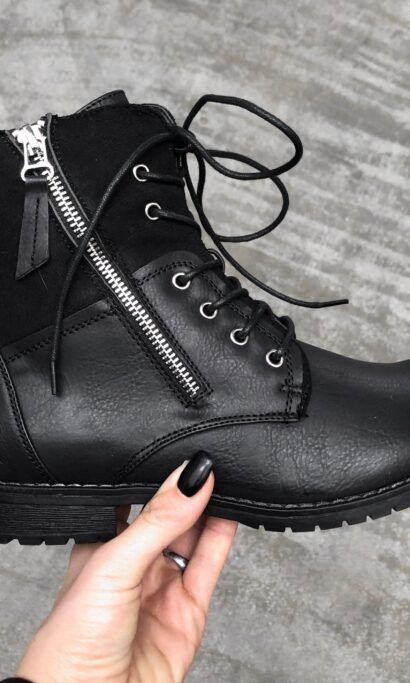 ARMY ZIPPER BOOTS