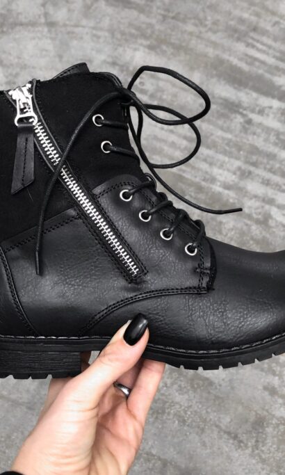 ARMY ZIPPER BOOTS