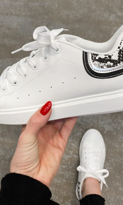 EVY SNAKE SNEAKER WHITE