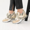 MEGGY SNAKE SNEAKER BEIGE