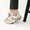 MEGGY SNAKE SNEAKER BEIGE