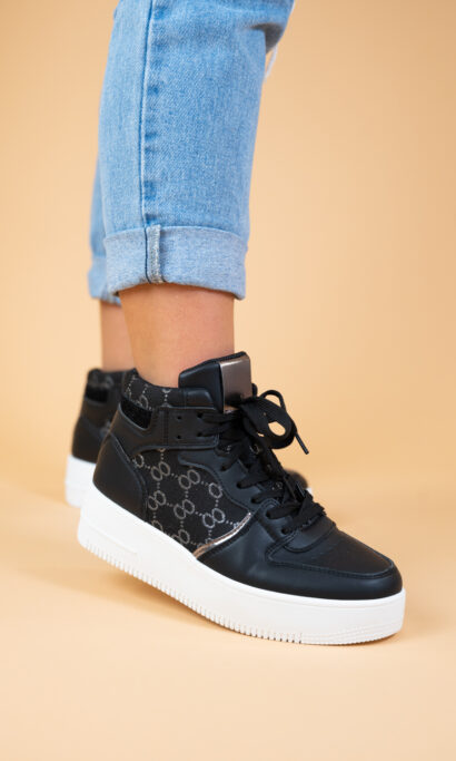 ALEXIS HIGH SNEAKER BLACK