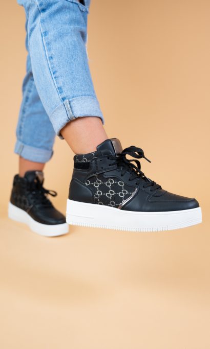 ALEXIS HIGH SNEAKER BLACK