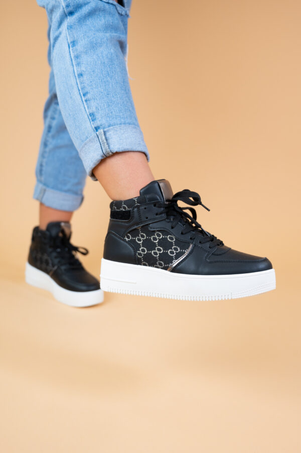 ALEXIS HIGH SNEAKER BLACK