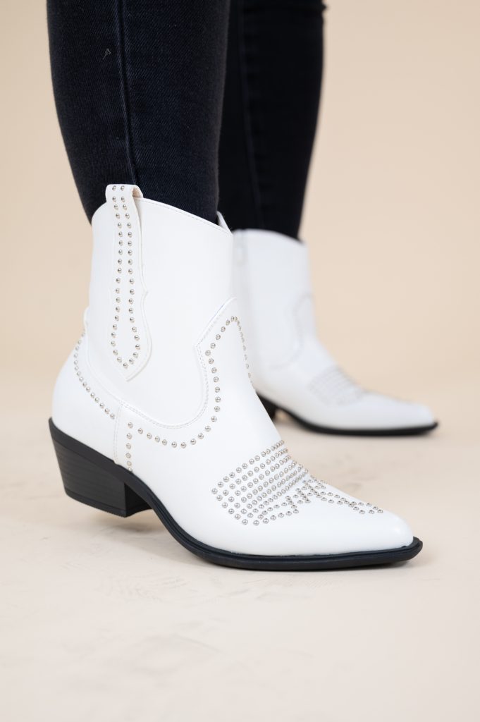 LEXI WESTERN BOOTS WHITE