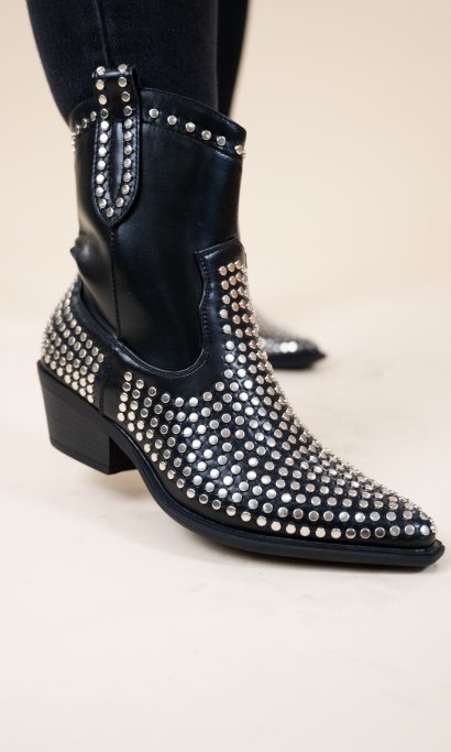 NAOMI STUDDED WESTERN BOOTS