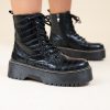 JAYDI PRINT BOOTS BLACK