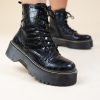 JAYDI PRINT BOOTS BLACK