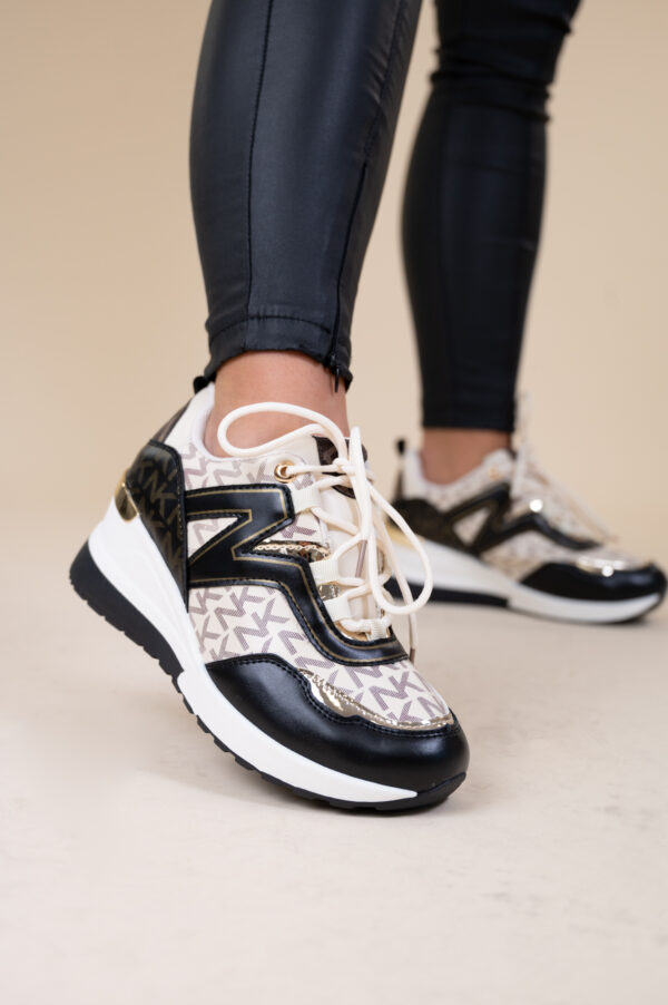 MOLLY SNEAKER BEIGE BLACK