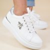 LOIS BEE SNEAKER WHITE/SILVER