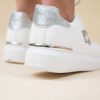 LOIS BEE SNEAKER WHITE/SILVER