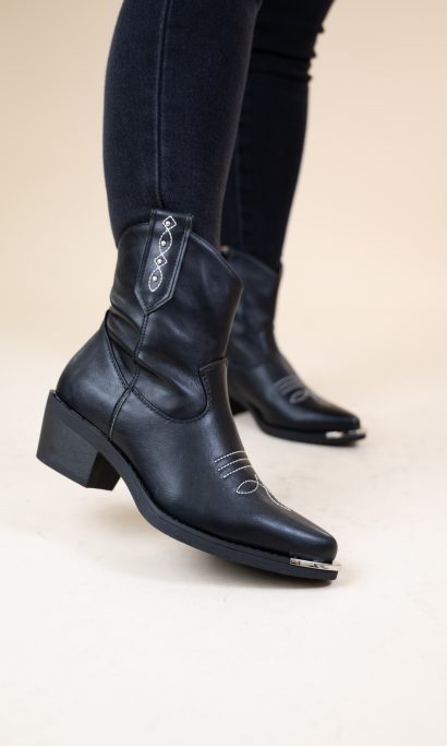 MILEY WESTERN BOOTS BLACK
