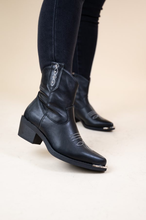 MILEY WESTERN BOOTS BLACK