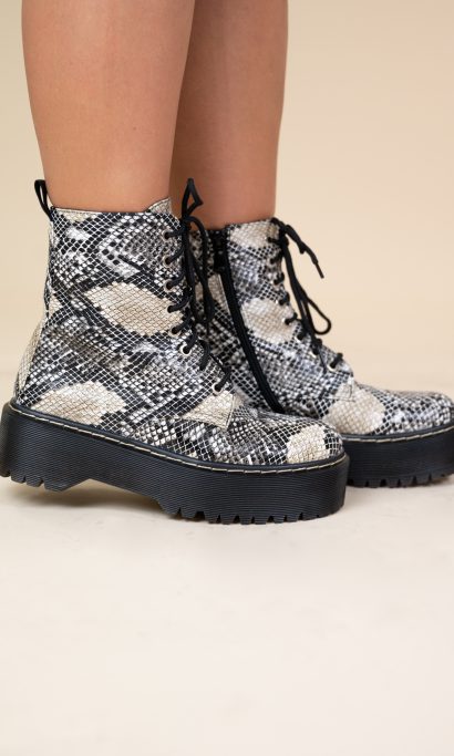 DELAYA SNAKE BOOTS