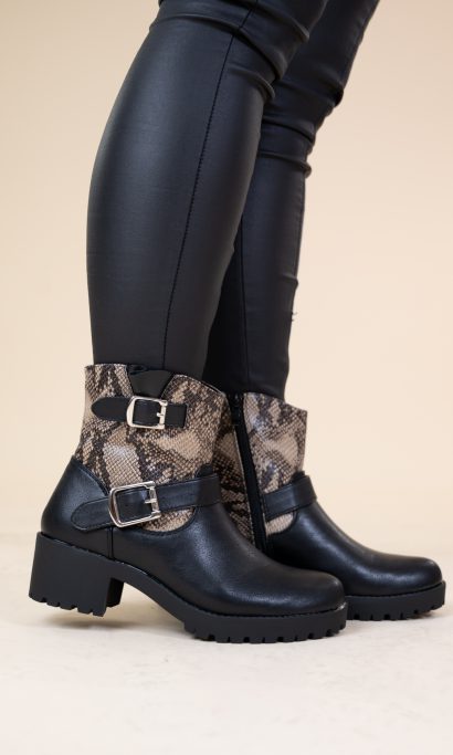 EVY SNAKE BOOTS