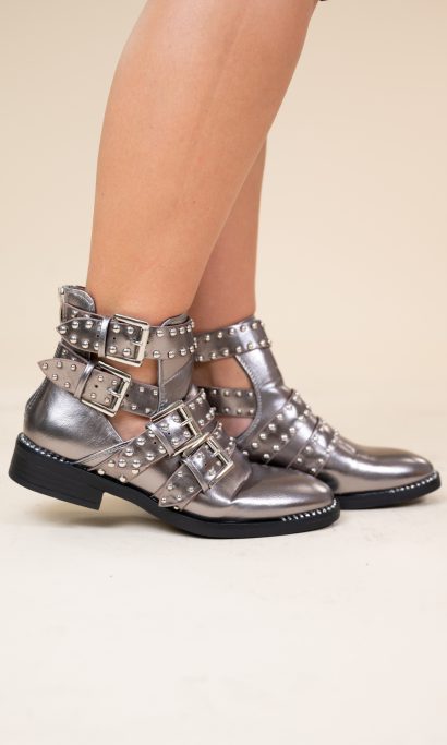 MARA STUDDED BOOTS BRONS