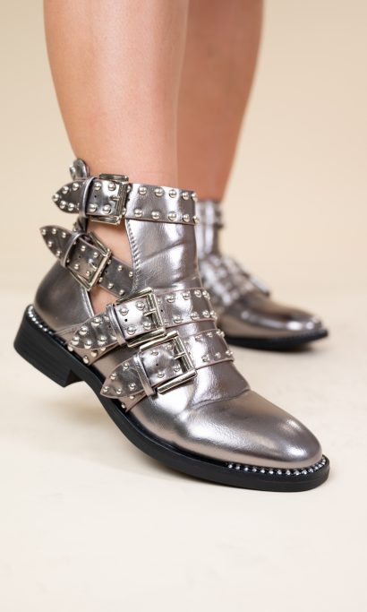 MARA STUDDED BOOTS BRONS