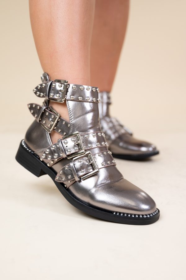 MARA STUDDED BOOTS BRONS