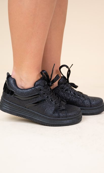 DEMI GLITTER SNEAKER BLACK