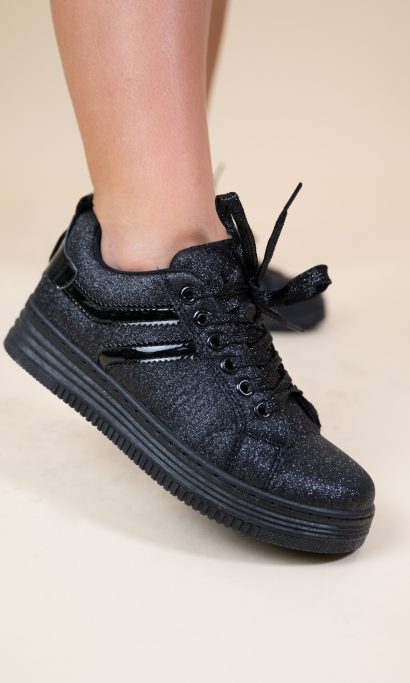 DEMI GLITTER SNEAKER BLACK
