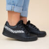 SHENA SNAKE SNEAKER BLACK