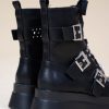 SILVE BOOTS BLACK