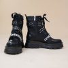 SILVE BOOTS BLACK