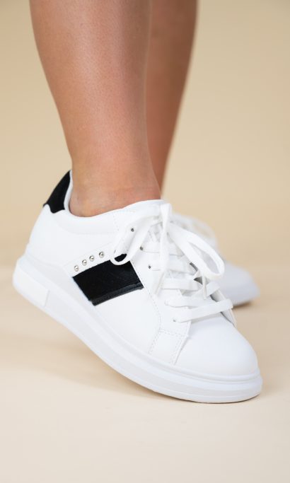 LARIS SNEAKER WHITE BLACK
