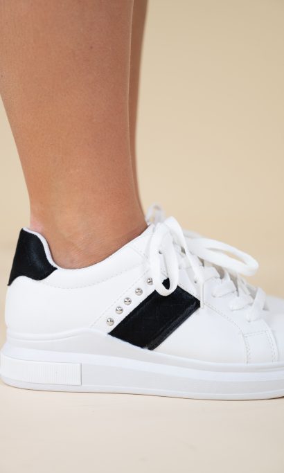 LARIS SNEAKER WHITE BLACK