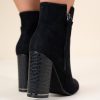 LAILA SUEDE HEELS BLACK