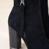 LAILA SUEDE HEELS BLACK