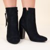 LAILA SUEDE HEELS BLACK