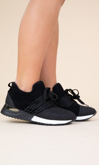 LIO GLITTER SNEAKER BLACK