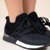LIO GLITTER SNEAKER BLACK