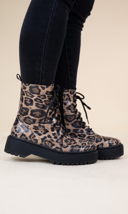 MIKKY LEOPARD BOOTS