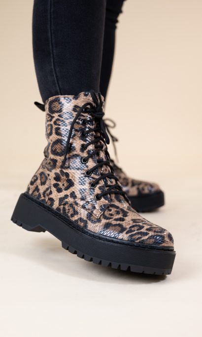 MIKKY LEOPARD BOOTS