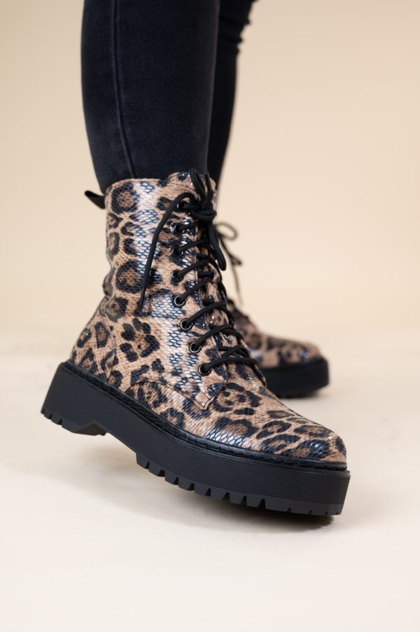 MIKKY LEOPARD BOOTS