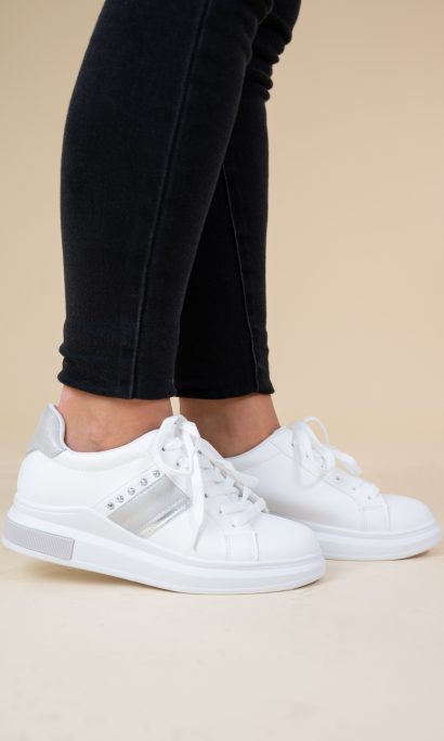 LARIS SNEAKER SILVER