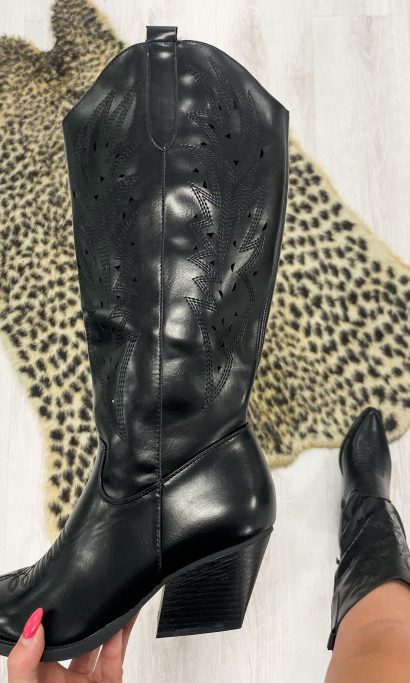 Sissi western boots black