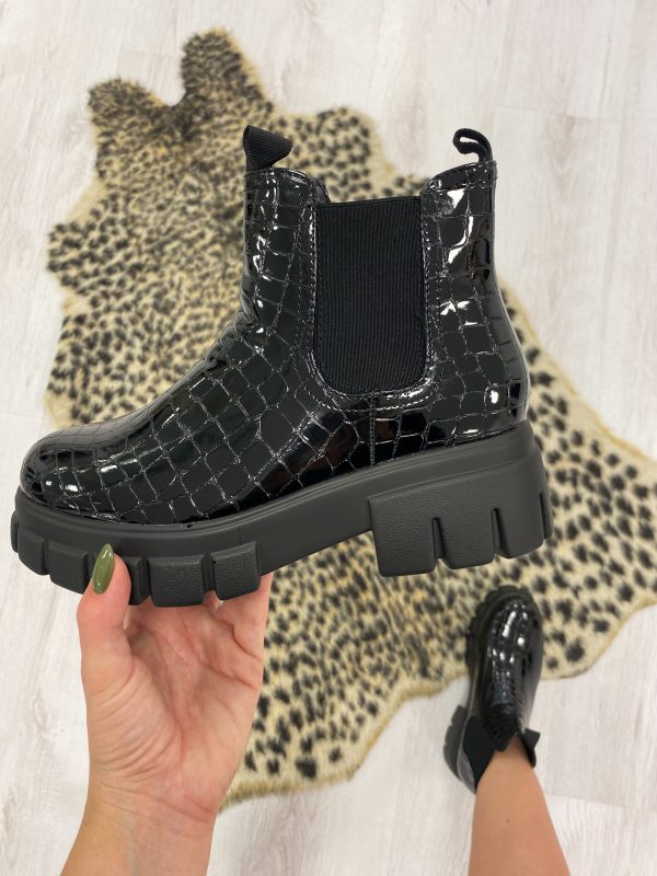Lavie boots croco black