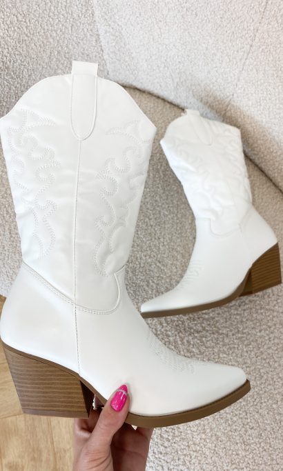 MAREL BOOTS WHITE