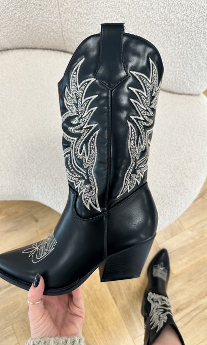 Claire western boots black