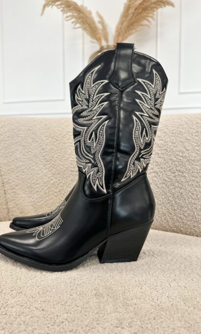 Claire western boots black