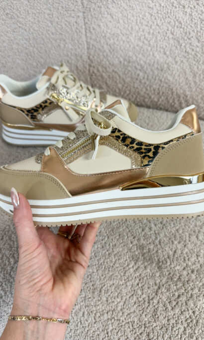 Katy sneaker bruin