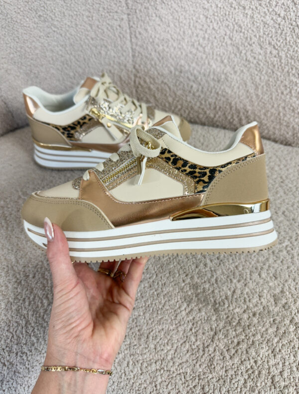 Katy sneaker bruin