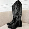 Hailey western boots zwart