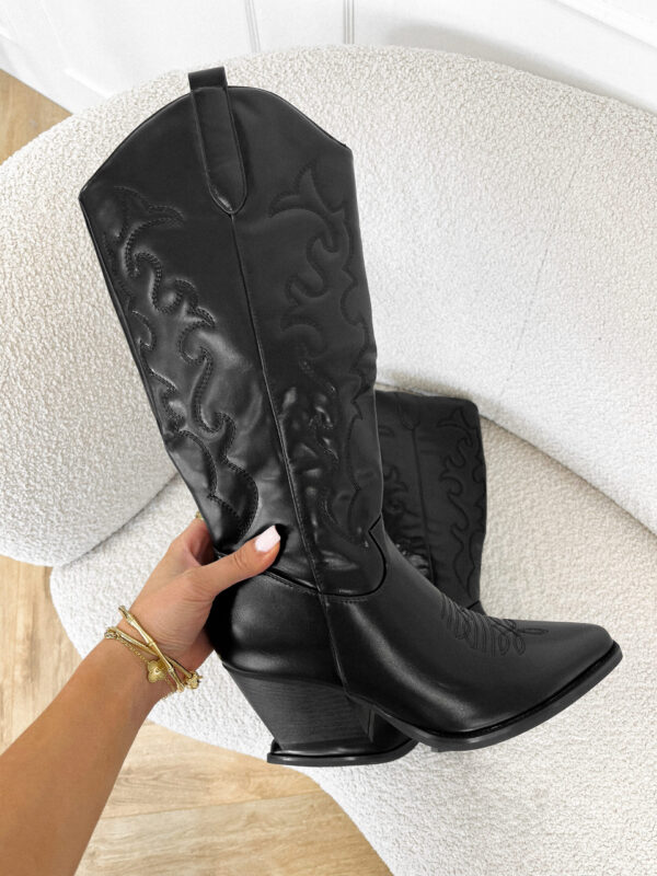 Charlie western boots zwart