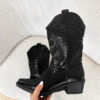 Celeste western boots zwart
