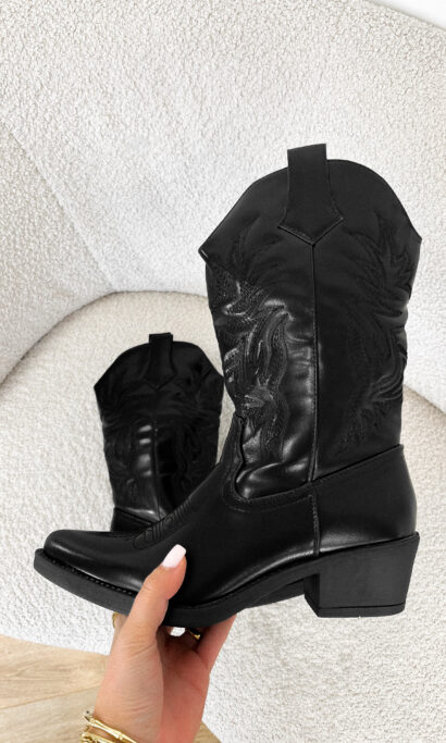 Celeste western boots zwart